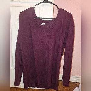 Maroon pink blouse